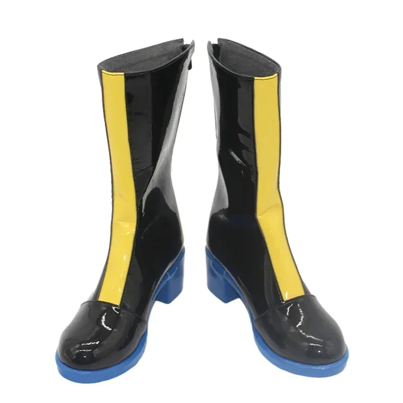 Kaitoo Cosplay Shoes Game PJSK Cosplay Props Halloween Carnival Boots PU Leather Shoes Custom Made rfdfgdfg2025