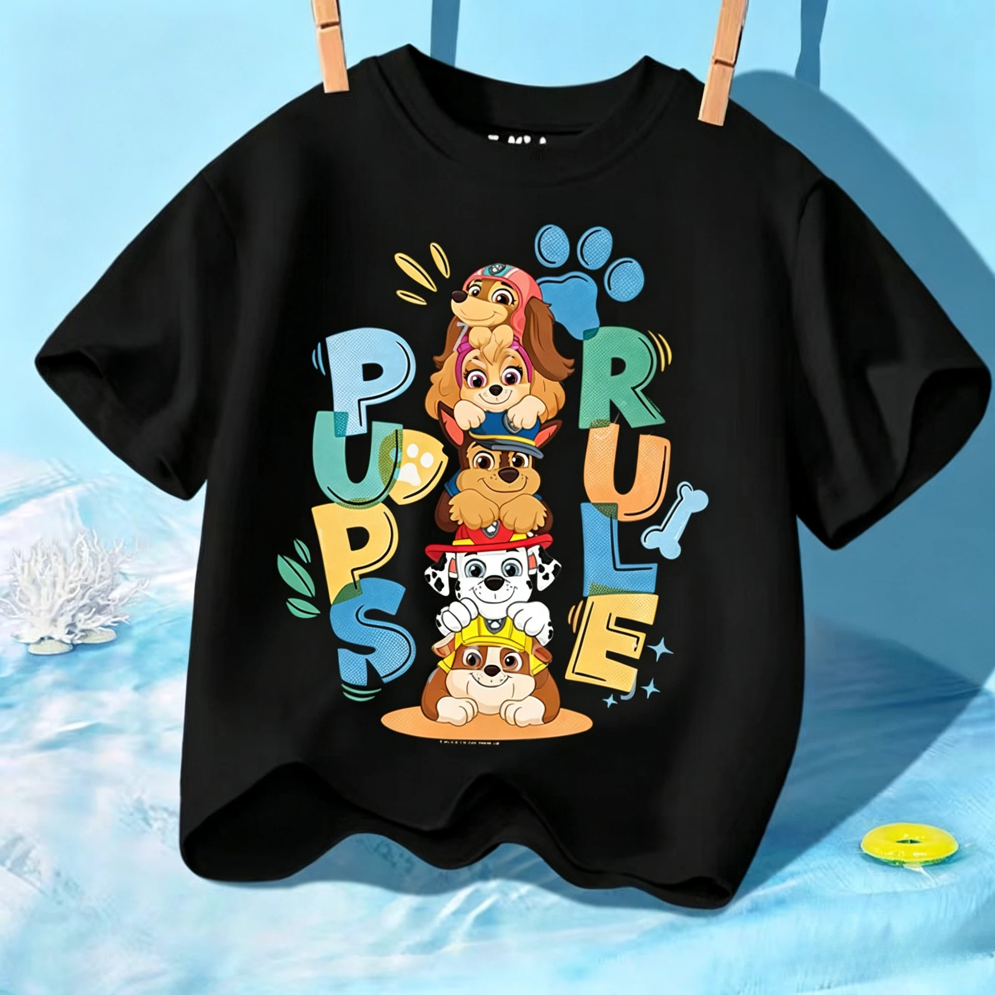 キッズ パウ・パトロール カートゥーン グラフィック ベビー - Summer Clothing Baby Boy のレビューと価格