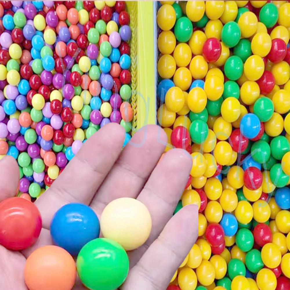 25mm 16mm Colorful Solid Balls for Shooting Machine Pinball Machine Colorful Plastic Beads for Arcade Bead Shooting Machine