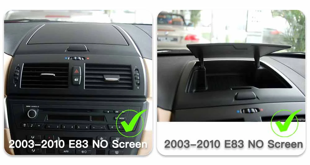 For BMW X3 E83 2004-2010 Apple CarPlay Car Multimedia 10.25