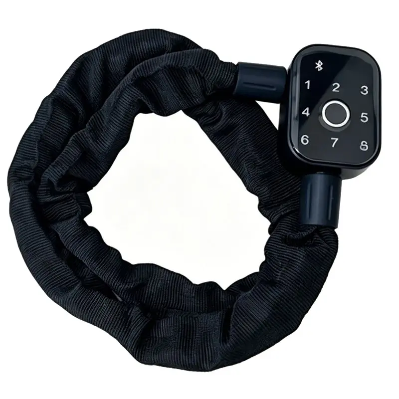 ABKY-For Electric Bicycle And Scooter Protection-Fingerprint And Password Lock Bluetooth-Theft-Proof Graffiti-Resistant