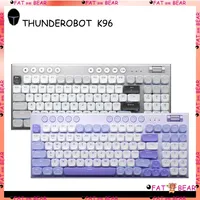 ThundeRobot K96 gaming mechanical keyboard PBT keycap 1900mAh customizable keyboard suitable for IOS, Android, and Windows