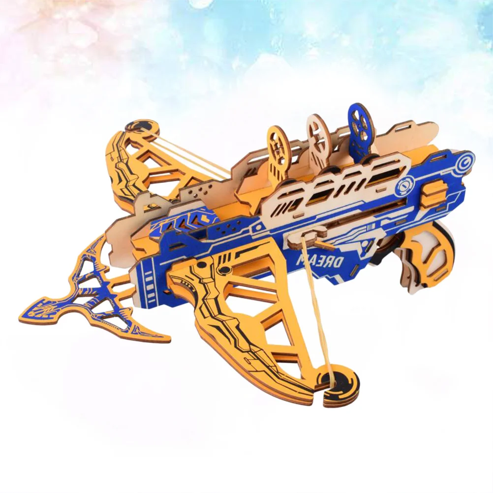 3D Wooden Puzzle Shape Diy Building Kit For Kids Educational Handcraft Wood Assembly Brain Teaser Game Developmental