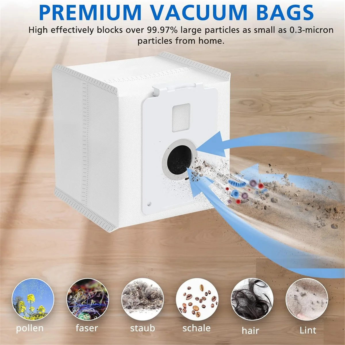 20 шт., сменные пылесборники для LG CordZero все-в-1 Tower A939KBGS, A938KBGS и A937KGMS