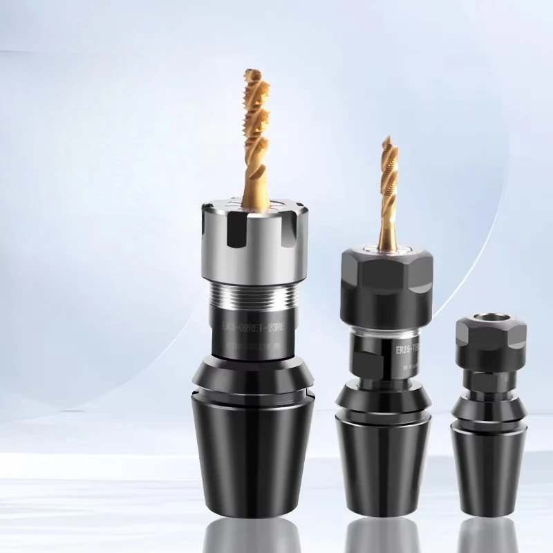 High precision ER numerical control lathe centering machine special floating telescopic tap chuck ER202532