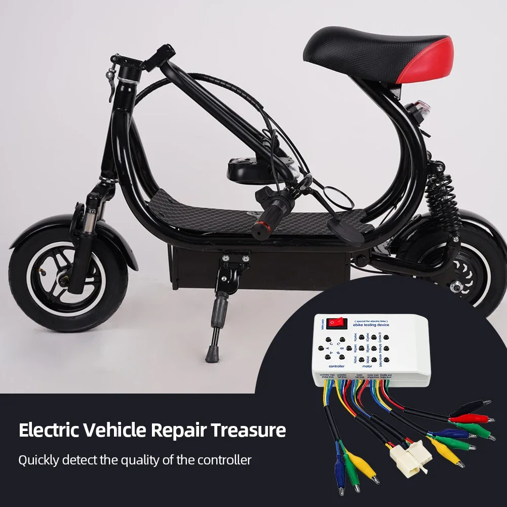 Electric Bike Controller Tester E-bike Scooter Brushless Controller Motor Controller Change Braking Direction Accessories Parts