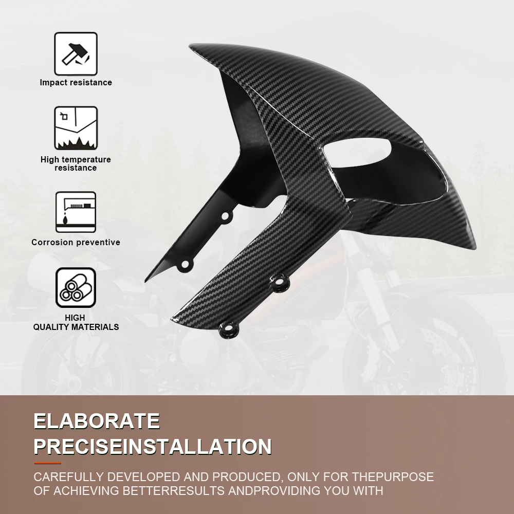 For DUCATI 696 796 795 M1100 M1200 ABS Plastic Motorcycle Front Tire Wheel Fender Mudguard Splash Mud Dust Guard Fairing Parts