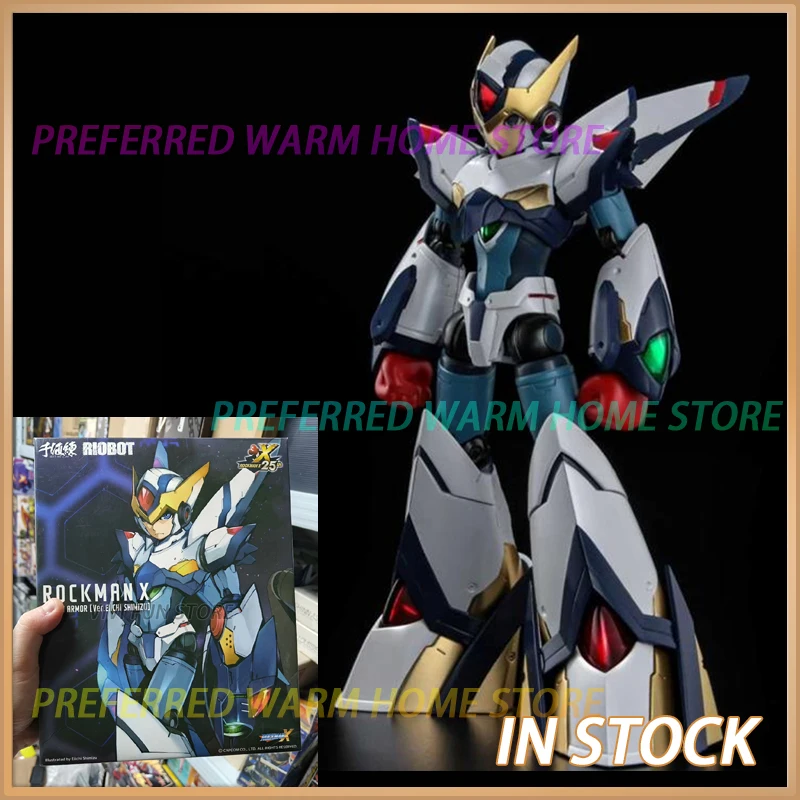 

In Stock Originate Sentinel SV-Action RIOBOT ROCKMAN X FALCON ARMOR Ver. EIICHI SHIMIZU 25th Model Toys MegaMan Game Role Model