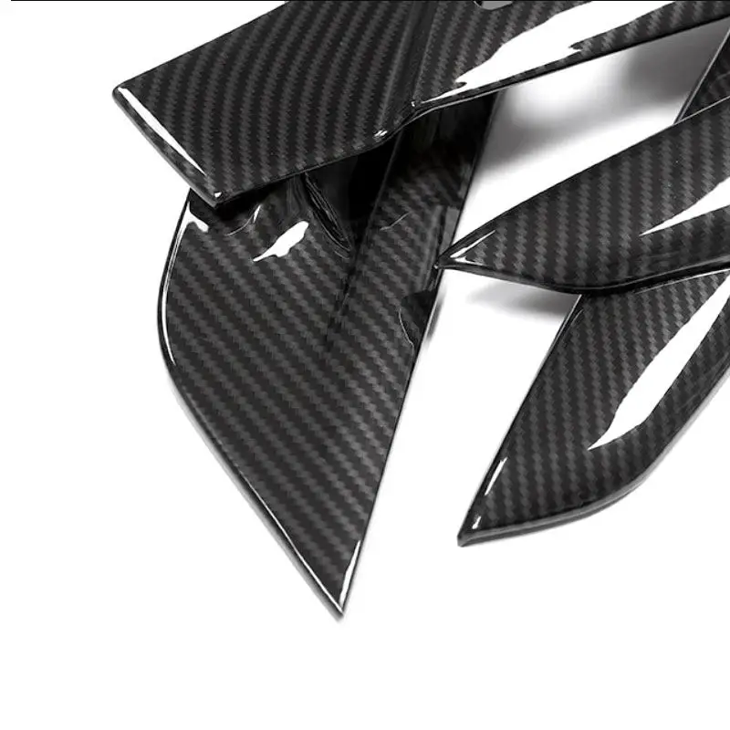 Car Carbon Fiber Texture Interior Door Handle Panel Door Bowl Protective Cover Trim For BMW X1 F48 X2 F47 2016 2017 2018 2019