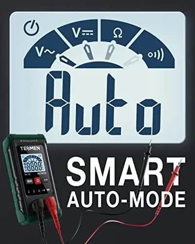 

-510 Digital Multimeter 4000 Counts Auto-Ranging with Non-Contact Voltage Detection – Green