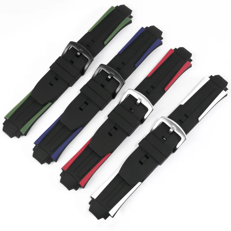 

Совместим с Tiansut1853Special Edition of Racing Series Bicycle RaceT111.417Аумовый ремешок для часов для мужчин