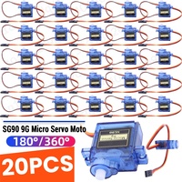 1-20pcs SG90 9G Micro Servo For RC Planes Fixed Wing Aircraft Model Telecontrol Aircraft Toy Mini Servo Motor 450 Helicopter