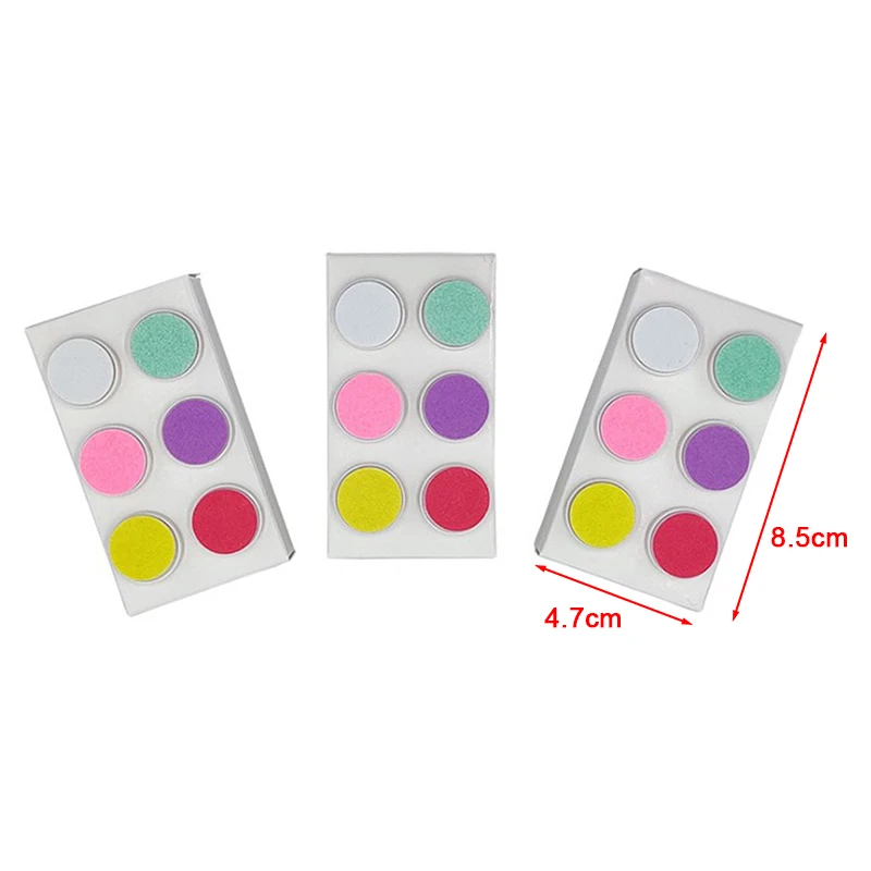 6Pcs Electric Baby Nail File Clippers Replacement PadsToes Fingernail Cutter Nail Polisher Head Newborn Manicure Tool