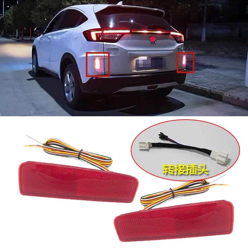 

For Honda XRV 2015-2022 modified LED flowing water rear bumper light flowing turn signal light tail light brake warning Lights