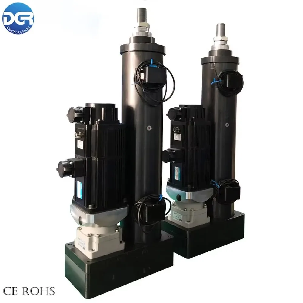 2KW 10KN Ball Screw Servo Electric Cylinder High Precision Repeatable Position Accuracy For Assembly Clamping Line