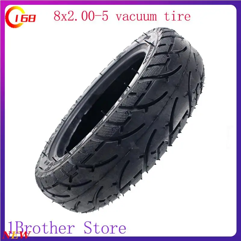 8-inch 8x2.00-5 vacuum tyre suitable for KUGOO S1 S3 electric adult scooter tubeless tyre
