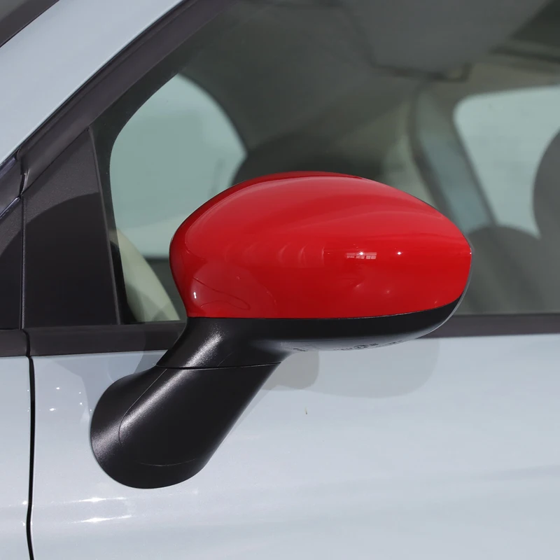 Für Fiat 500 Rückspiegelabdeckung, Schutzgehäuse für Auto-Seitenrückspiegel, Dekorative Abdeckung, ABS (Modifizierte Version) 2016-2023 – Detail 14