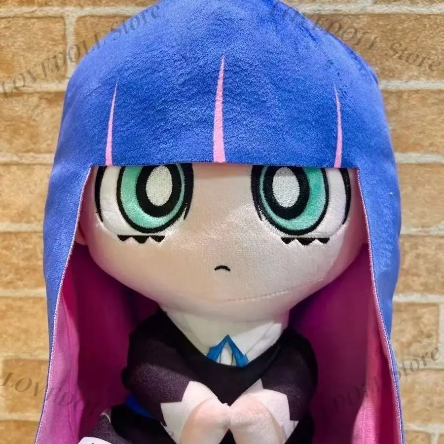 30CM Lovely Panty & Stocking with Garterbelt  Plush Doll Stuffed Body Cosplay Chain Clothes Cotton Mascot Ornament Xmas Present