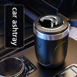 LED Portable Cigarette Container Storage Box Water Cup Holder Car Ashtray for Citroen C1 C2 C3 C4 C5 Ds3 Ds4 Ds5 Picasso Elysee