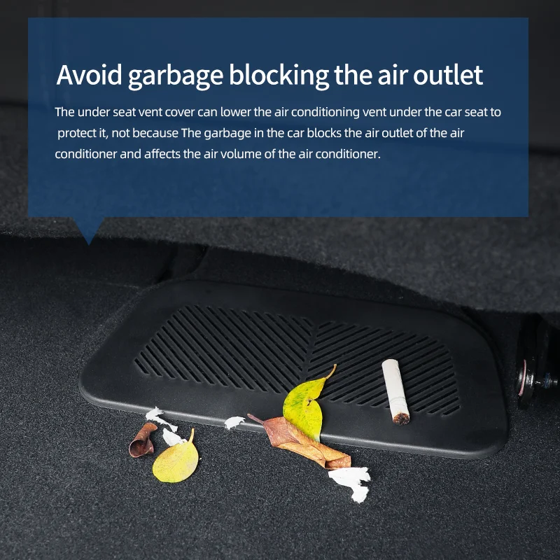 

Dust cover for air outlet under the seat of Xiaomi SU7 to prevent blockage and decorate the car interior as a special accessory