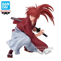 100% Original In Stock Bandai BANPRESTO VIBRATION STARS Himura Kenshin Anime Action Figure Toy Gift Model Collection Hobby