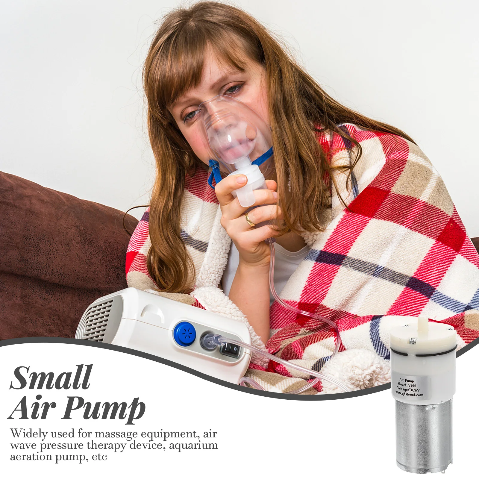 

Multi-Function Mini Dc6V Plastic Durable Quiet Medical Air Pump For Home Use Large Volume Small Air Pump For Massage Aquarium