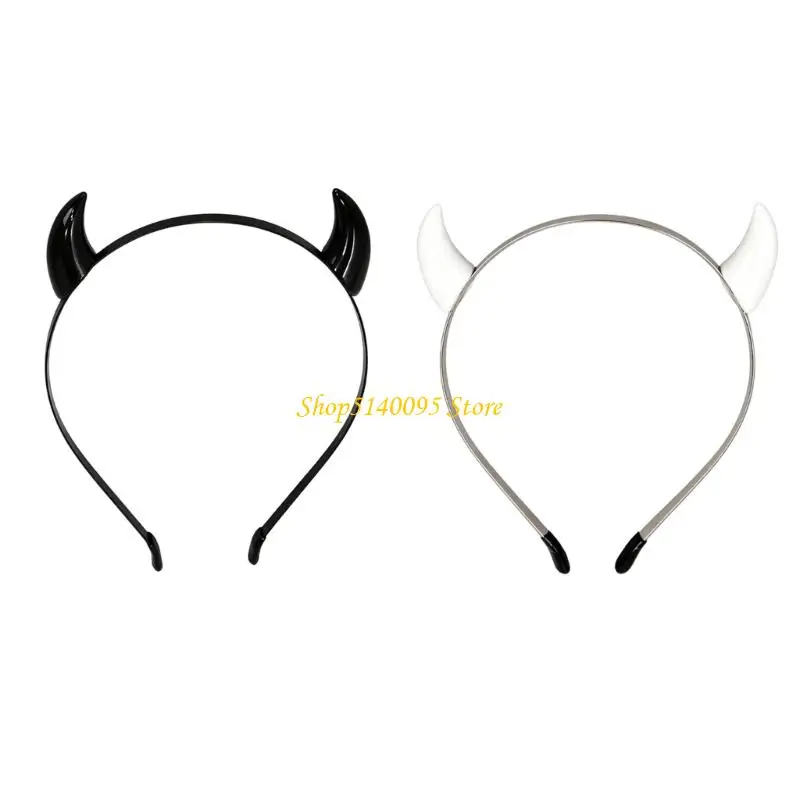DXAE Animal Horn Hairband Devil COSPLAY Halloween Dark Anime Role Playing Props