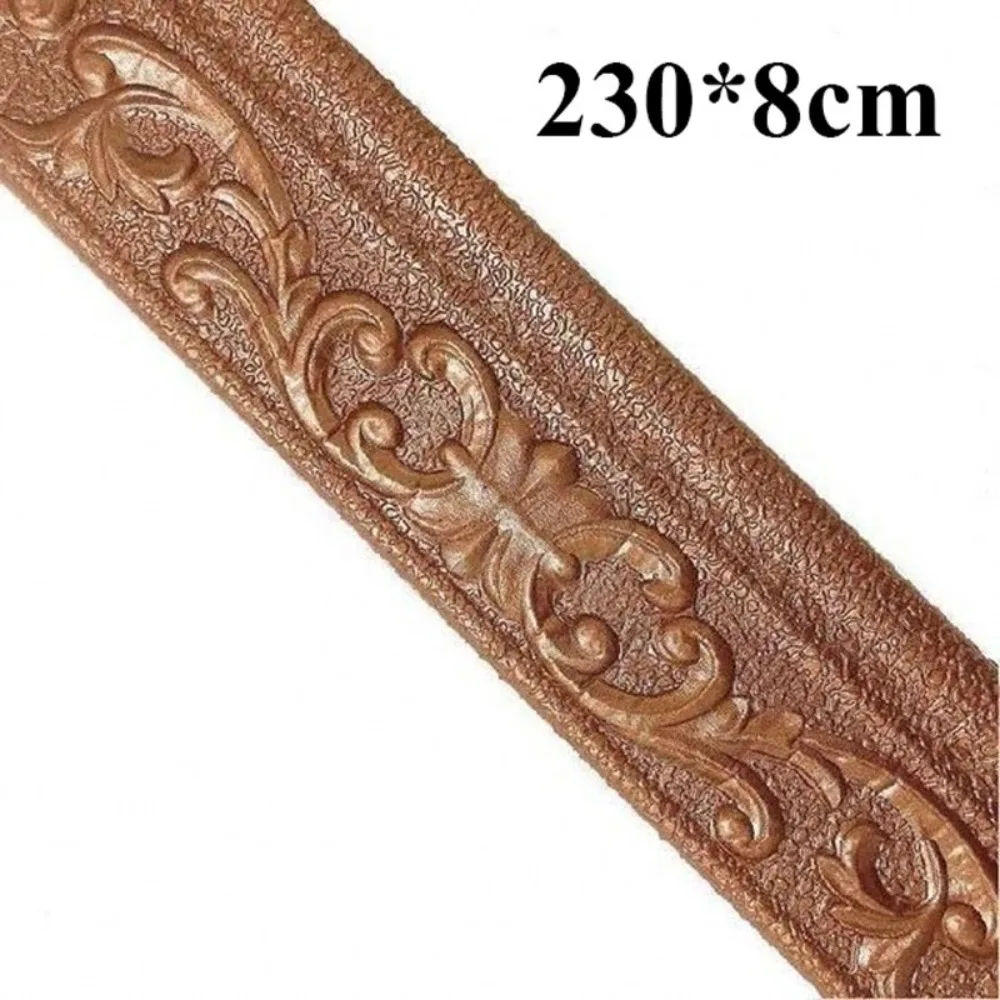 New 3D Wall Skirting Border Waterproof Self Adhesive Wallpaper Door Frame Decoration TV Background Wall