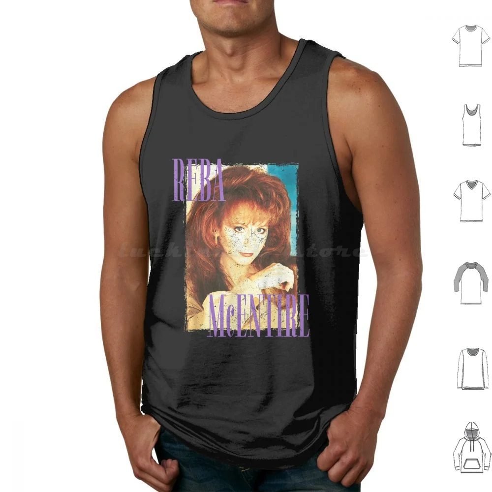 

Майка Reba mcwhole, жилет без рукавов, кантри Reba mcцельная Reba mcwhole, винтажный концерт