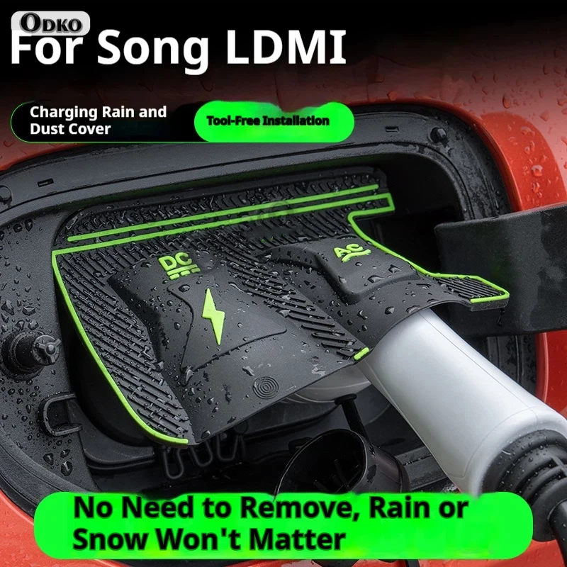 Per BYD Destroyer 05DMI 120 km Song L DMI EV Dedicato New Energy Porta di ricarica per auto Copertura protettiva impermeabile Copertura antipioggia per pistola