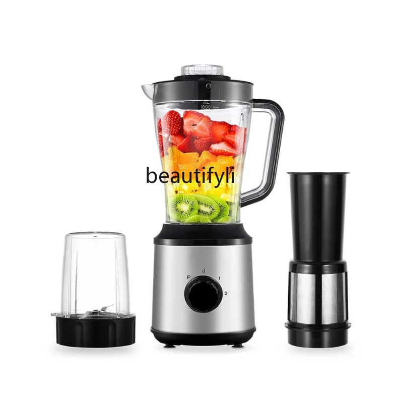 Drop-resistant household juice grinder mixing three-in-one juicer