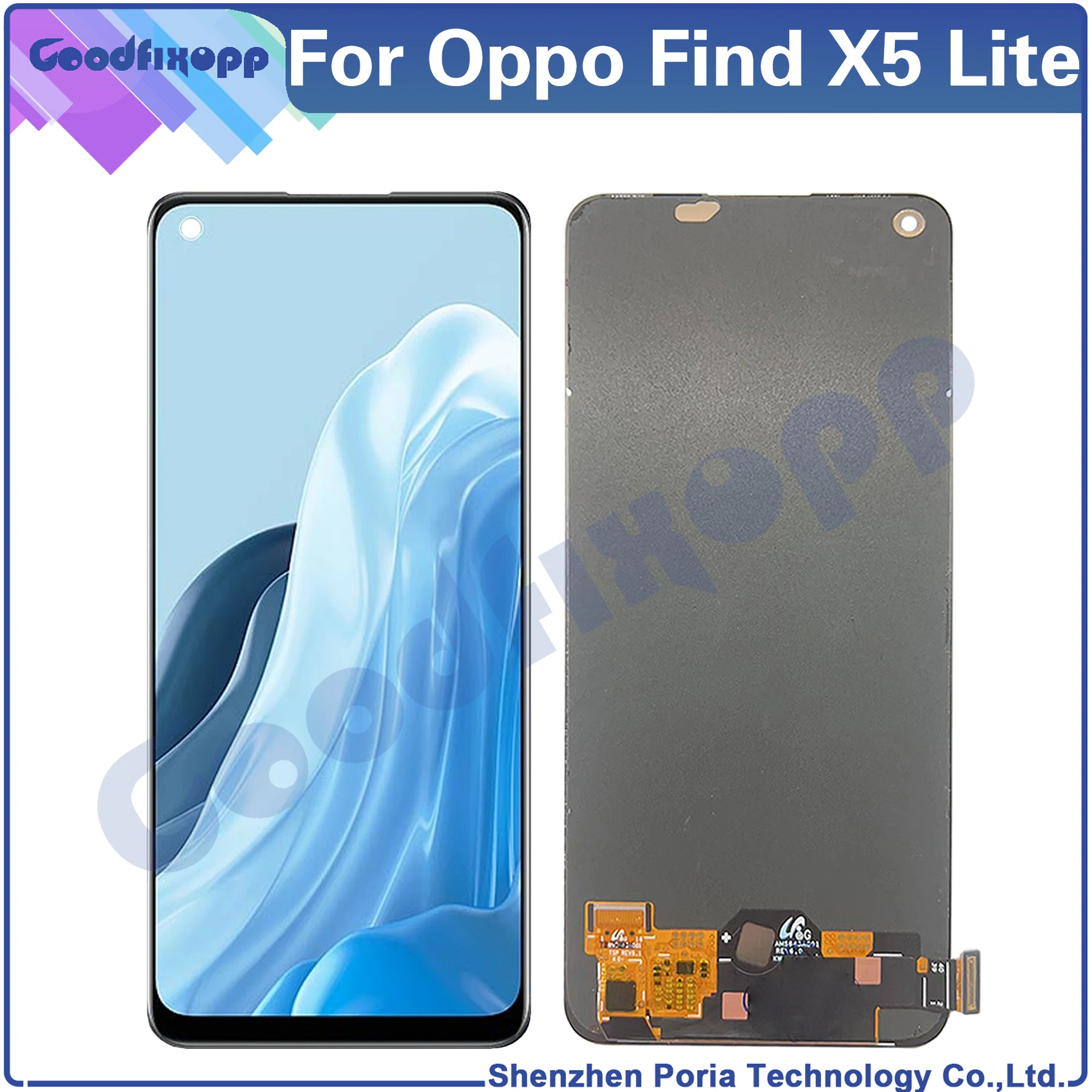 

6.43" Inch For Oppo Find X5 Lite LCD Display Touch Screen Digitizer Assembly ​​For Oppo Find X5Lite CPH2371 Screen Replacement