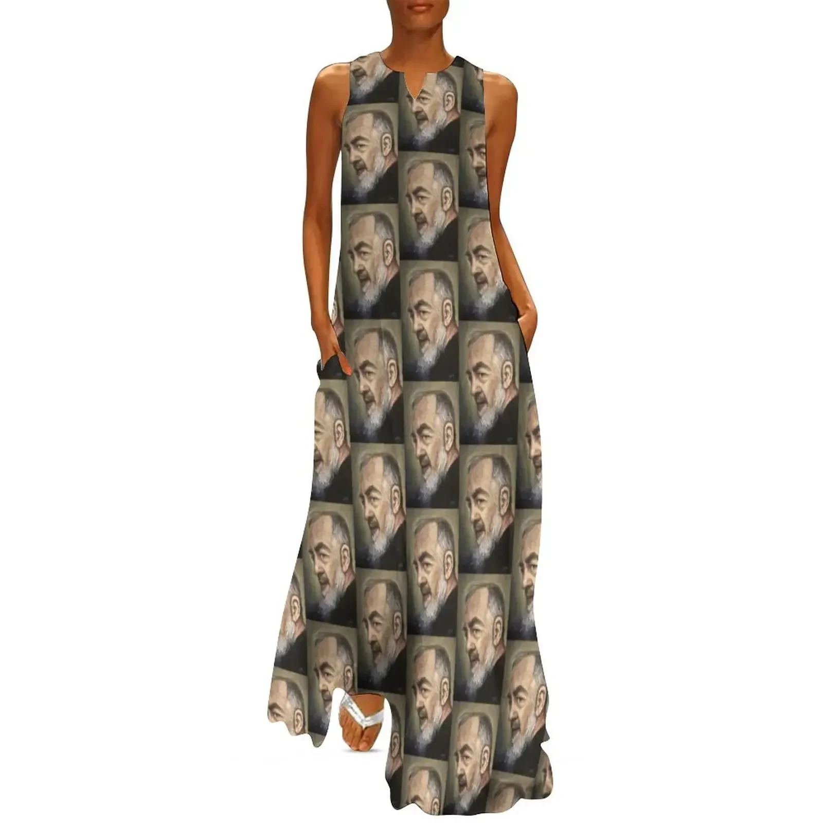 

Padre Pio Long Dress evening dress womens dress dresses for women 2025 luxury designer party beach outfits for women