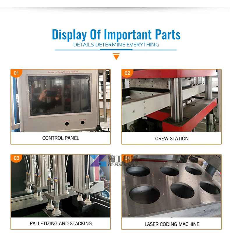 Plastic Cup Making Machine Plastic Container Thermoforming Machine Plastic Sheet Thermoforming Machine Cup Making Machine
