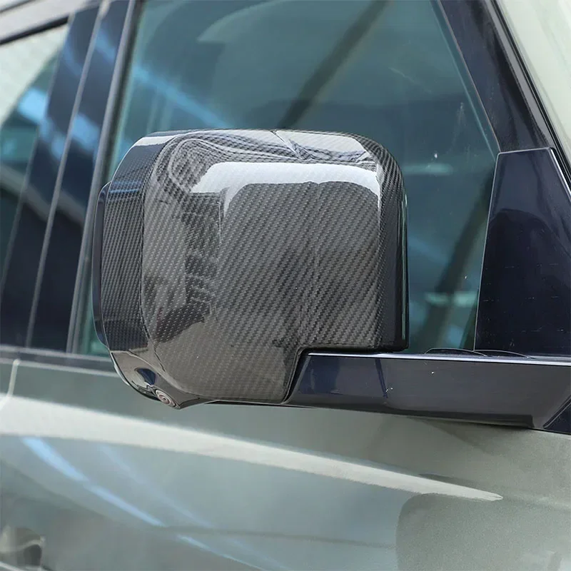 

For Land Rover Defender 90 110 130 2020-2025 Real Carbon Fiber Car Rearview Mirror Cover Trim Car Accessories