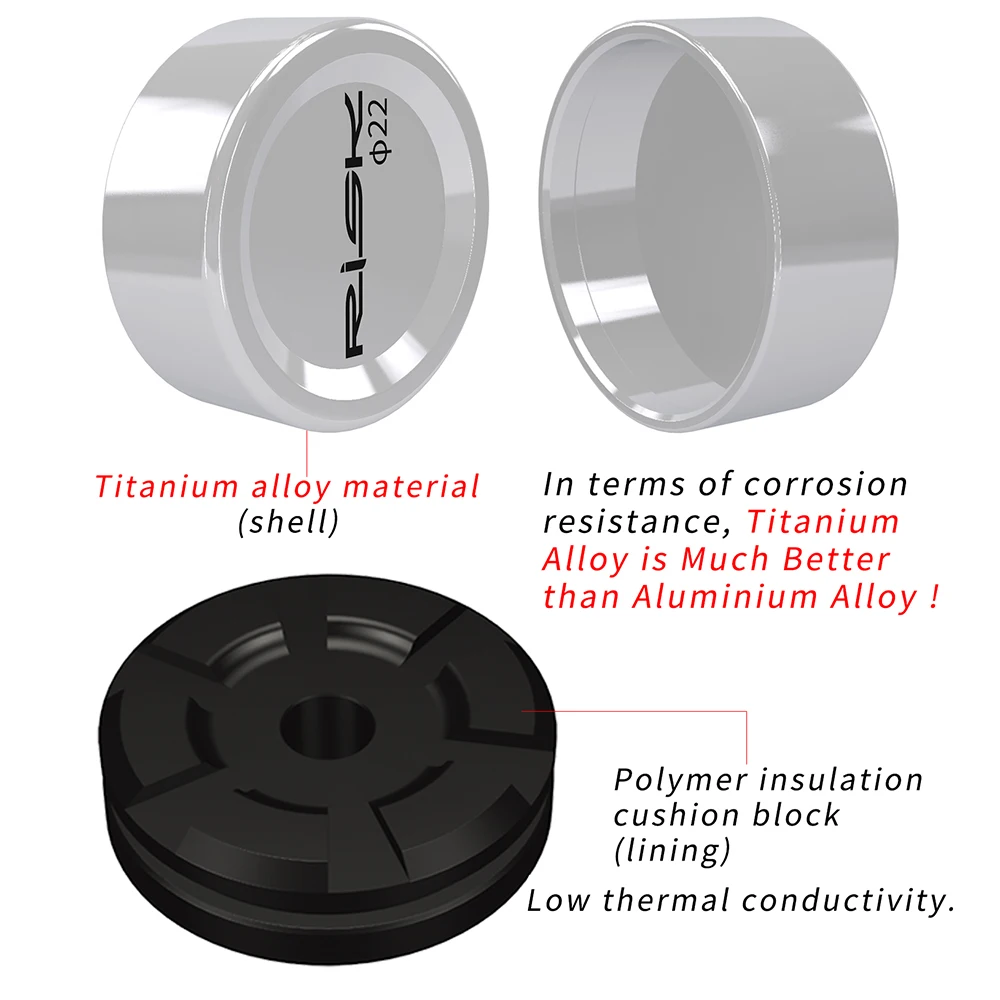 RISK велосипедный гидравлический тормозной суппорт, поршень, титановая часть, MTB, тормозной поршень для шоссейного велосипеда для SHIMANO XT/XTR/SLX M8000 R7070/8070