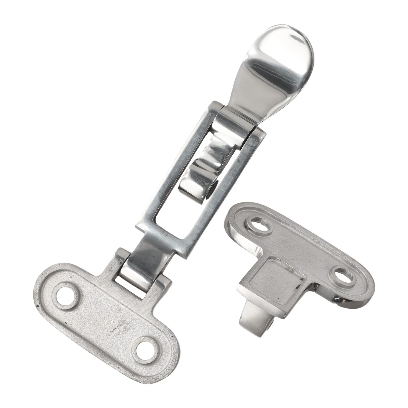 316 Stainless Steel Latch Lockable Clamp Latch Flush Screws And Holes Mirror Polishing Process Padlock Hole Feature
