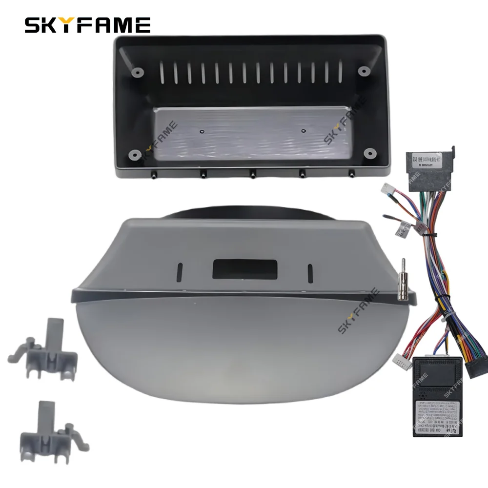 SKYFAME Car Frame Fascia Adapter Android Radio Dash Fitting Panel Kit For Renault Symbole