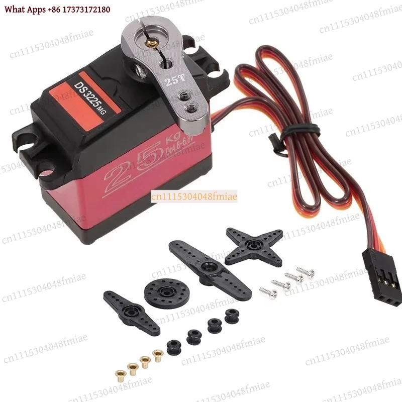 DS3225MG 25KG 180 270 Degree Metal Gear Motor High Torque Waterproof Digital Servo For RC Airplanes Helicopters Motor Parts