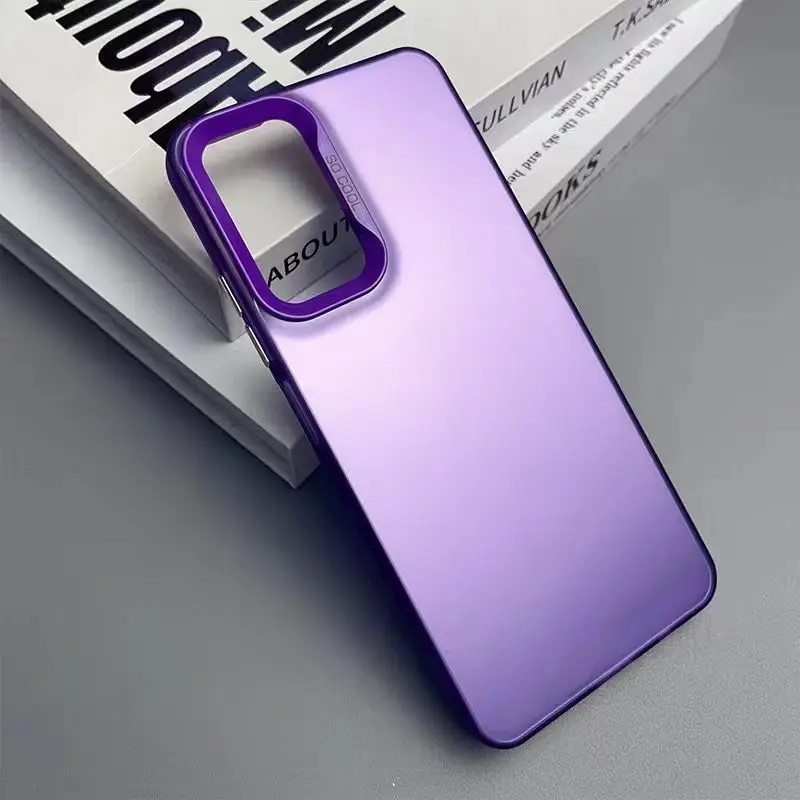 For Realme Narzo 50A Prime Case Realme Narzo 50 Phone Case Narzo 50 Pro 50i PrIme Cover Luxury Metallic Aurora Skin Matte Cover