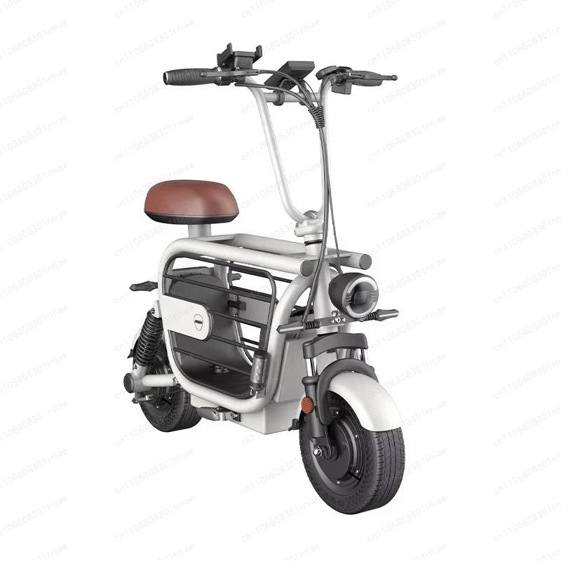 

Электрический самокат для домашних животных, двухместный электрический самокат с металлической корзиной для хранения