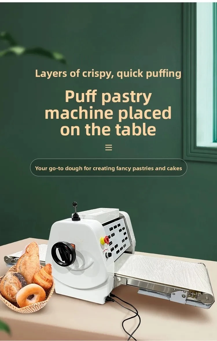 Electric Roller Tool Accessories Noodles Handle Small Spaghetti Stainless Steel Dough Sheeter for Bakery Use New Automatic