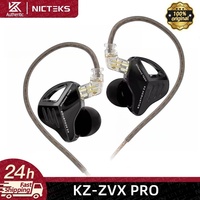 KZ ZVX Pro Earphones Dynamic HIFI Bass Earbuds IEM in Ear Monitor Headphones Sport Wire Headset PK Castor DQS  HiFi Headphone