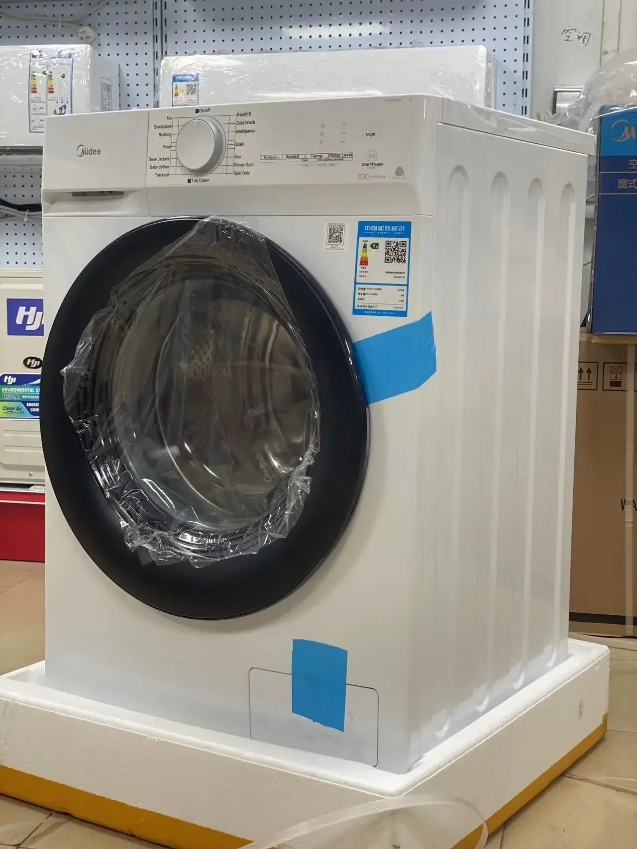 Midea lavadora de ropa de alta calidad, lavadora de consumo de agua con carga frontal de 10KG