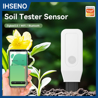 Tuya WiFi Soil Sensor Tuya Soil Moisture Tester ZigBee Soil Water Content Humidity and Temperatuer Sensor Remote Monitoring