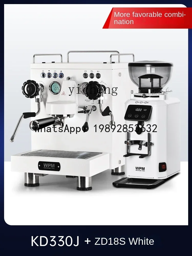 

KFJ Coffee Machine Home Commercial Water Tank Version Italian Semi-automatic Small Single-Head Boiler