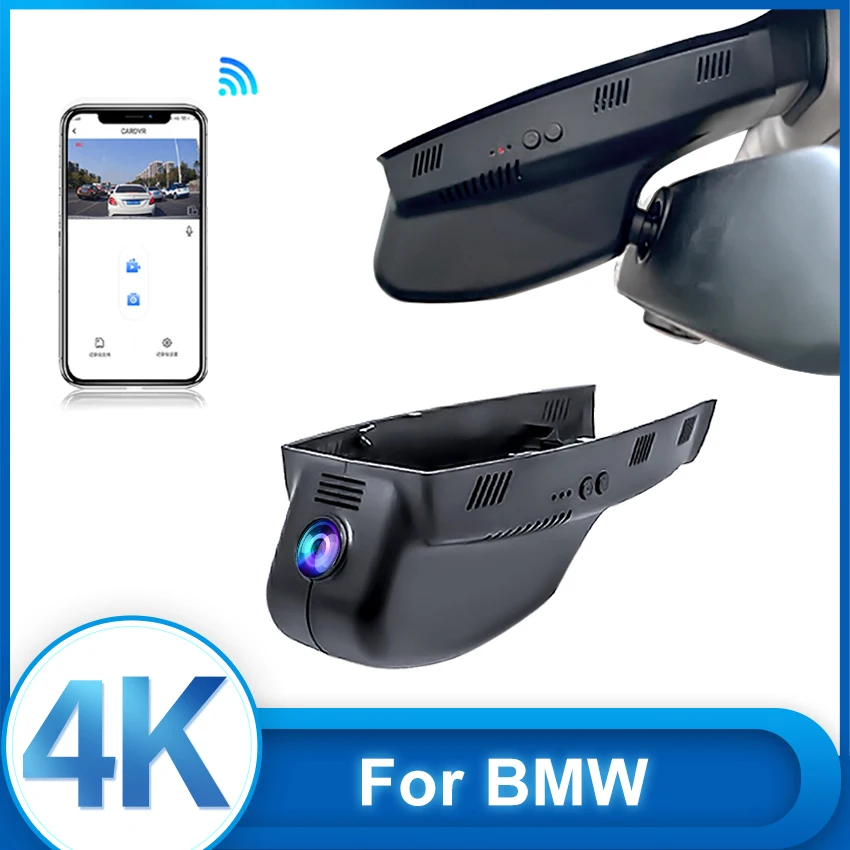 

4K Plug and Play HD 2160P Wi-Fi Автомобильный видеорегистратор Камера приборной панели Для BMW 1 2 3 5 7 серии X1 X3 X5 f10 f15 f20 f25 f30 f40 Перед 2012 г.