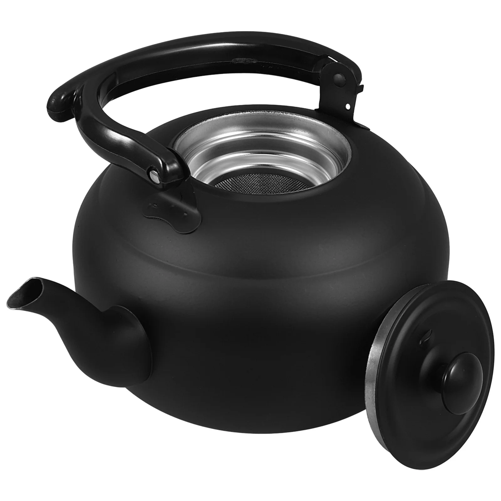 

Stainless Steel Kettle Infuser 1.5L Chinese Teapot Stovetop Tea Houses Home Metal Kitchen Tea Kettle Stovetop with Infuser