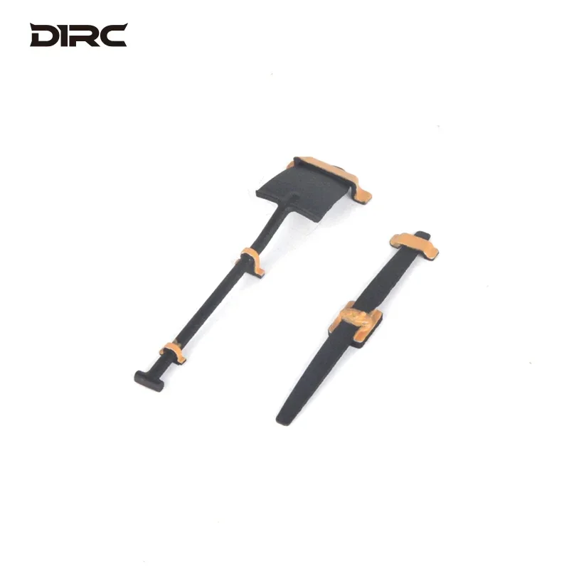 

D1RC Camel Trophy Simulation Decoration Parts Shovel Steel Plate 1/8 1/10 RC Crawler Car Traxxas TRX4 Defender RC4WD D90 D110