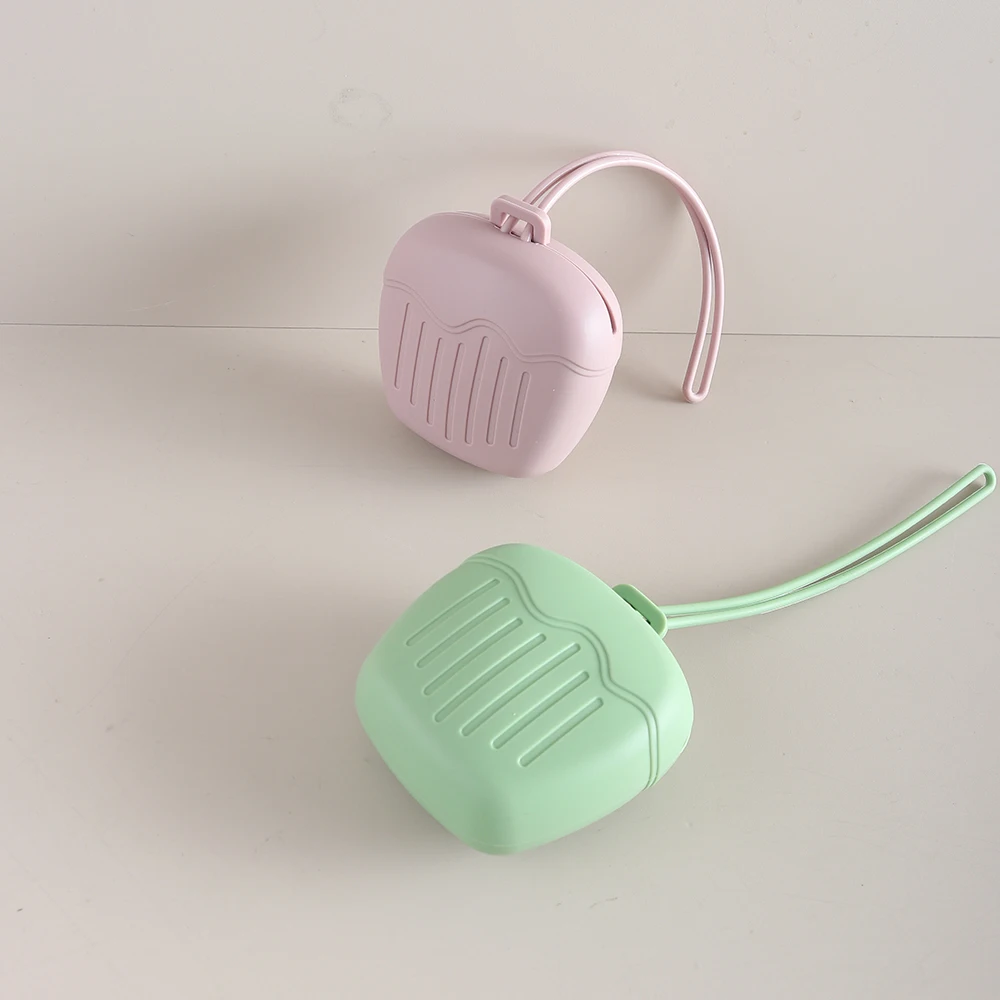 Saco de armazenamento de mamilo em forma de sorvete caso silicone grau alimentício macio chupeta saco bpa livre bebê essencial presente da criança